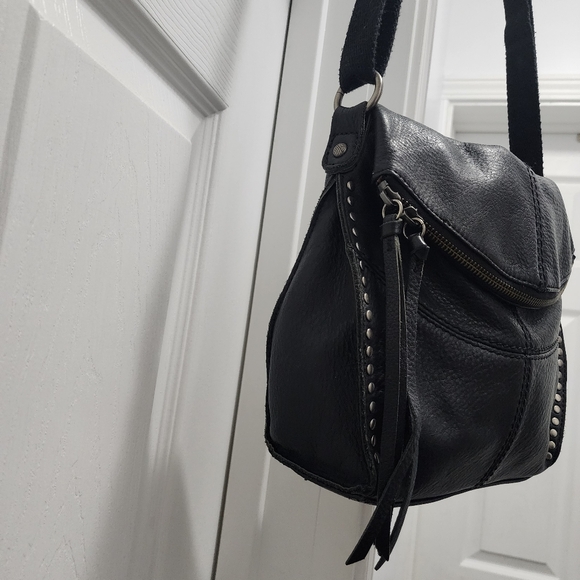 The Sak Silverlake Black Leather Studded Crossbody Bag - Picture 6 of 16